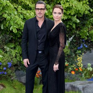 Brad Pitt, Angelina Jolie - Première du film "Maleficent" à Londres le 8 mai 2014. Photo : EXPRESS SYNDICATION / BESTIMAGE
