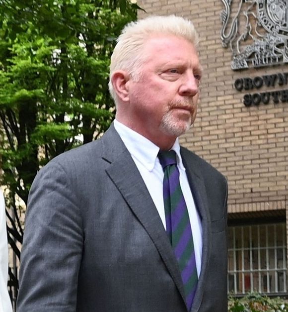 Boris Becker et sa compagne Lilian de Carvalho se rendent au tribunal "Southwark Crown Court" pour le derbnier du jour du procès pour fraude fiscale de Boris Becker. Londres, le 29 avril 2022. Photo par Bestimage