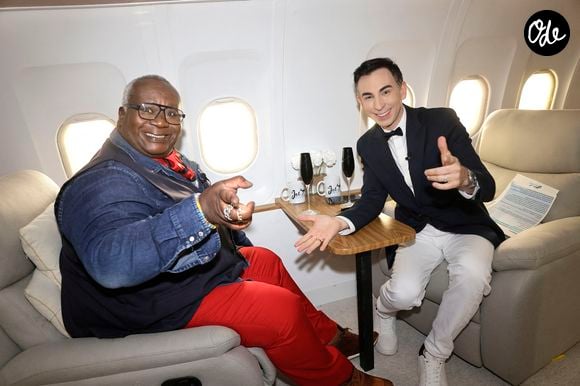 Exclusif - Jordan de Luxe reçoit Magloire dans son émission "Le jet de luxe", le 11 juin 2025. 
© Cédric Perrin / Bestimage