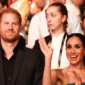 Photo d'archives du 16/09/23 du duc et de la duchesse de Sussex lors de la cérémonie de clôture des Invictus Games à Düsseldorf, en Allemagne  Jordan Pettitt/PA Wire : Jordan Pettitt/PA Wire