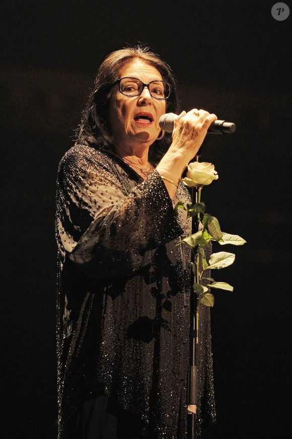 Nana Mouskouri en concert au Royal Albert Hall à Londres. Londres, Royaume-Uni - jeudi 25 septembre 2014. © Awais, /PCN/ABACAPRESS.COM