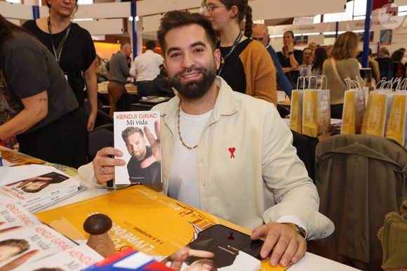 Kendji Girac à la Hall Georges Brassens de Brive-la-Gaillarde pour la 43 ème Foire du Livre de Brive, le 8 novembre 2025. © Jean-Marc Lhomer/Bestimage