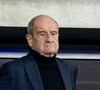 Pierre Lescure - Célébrités dans les tribunes du quart de finale de la Ligue des Nations de l'UEFA 2025 "France - Croatie (2-0 / tab 5-4)" au Stade de France à Saint-Denis. © Cyril Moreau/Bestimage