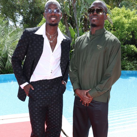 Paul Pogba et Florentin Pogba posant à la Villa Forbes lors de la 78ème édition du Festival de Cannes au Palais des Festivals le 21 mai 2025 à Cannes, France. Photo by Jerome Domine/ABACAPRESS.COM