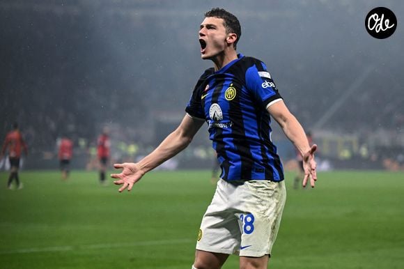 Benjamin Pavard - L'inter de Milan remporte son 20ème Scudetto après sa rencontre face au Milan AC au stade San Siro à Milan, le 22 avril 2024.

© Bestimage