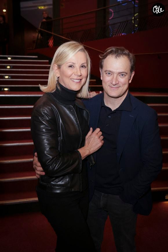 Exclusif - Laurence Ferrari et son mari Renaud Capuçon - People au concert de Renaud Capuçon à l’Olympia à Paris, France, le 10 mars 2024.  © Moreau-Tribeca/Bestimage