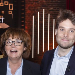 Exclusif - Nathalie Saint-Cricq et son fils Benjamin Duhamel - Enregistrement de l'émission "On Est En Direct (OEED)", présentée par L.Ruquier et L.Salamé, et diffusée en direct le 2 avril sur France 2
© Jack Tribeca / Bestimage