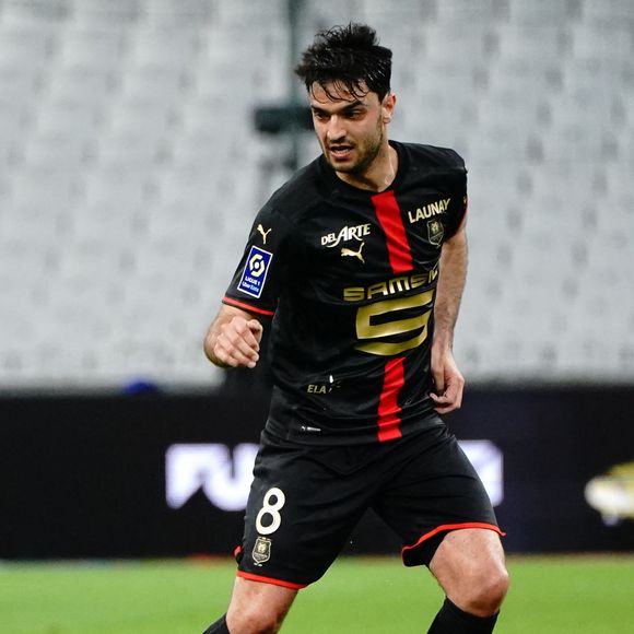Clement Grenier (Stade Rennais) - L'OM bat l'équipe de Rennes (1 - 0) lors du match de Ligue 1 Uber Eats sous l'égide du nouvel entraîneur de l'Olympique, J. Sampaoli. Marseille. Le 10 mars  2021. 
© Norbert Scanella / Panoramic / Bestimage