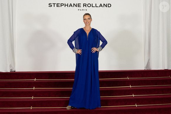 Sylvie Tellier assiste au défilé Stephane Rolland Haute Couture Automne/Hiver 2024-2025 dans le cadre de la semaine de la mode de Paris le 25 juin 2024 à Paris, France. Photo par Laurent Zabulon/ABACAPRESS.COM