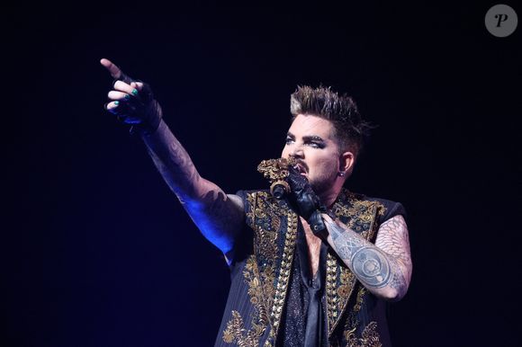 Concert du groupe Queen avec le guitariste Bryan May, le batteur Roger Taylor et le Adam Lambert à Bologne en Italie le 11 juillet 2022. LaPresse / Panoramic / Bestimage