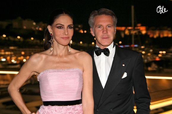 e prince Emmanuel-Philibert de Savoie et Adriana Abascal lors du dîner de gala de l'association de l'Ordre des Saints-Maurice-et-Lazare au Yacht Club de Monaco, le 26 novembre 2025. 

© Bruno Bebert / Bestimage
