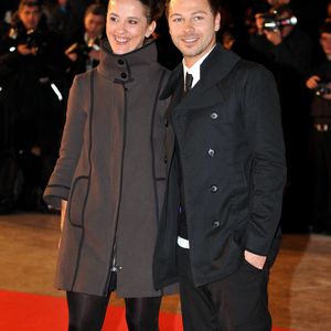Christophe Maé et sa femme Nadège assistent à la 10ème édition des NRJ Musics Awards 2009, au Palais des Festivals de Cannes, France, le 17 janvier 2009. Photo par Orban-Gouhier/ABACAPRESS.COM