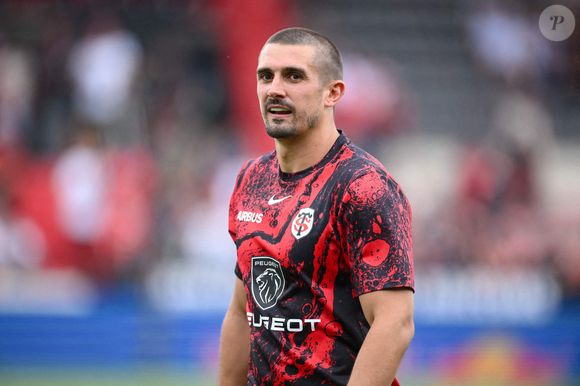 Thomas Ramos du Stade Toulousain lors du match du Top 14 entre Toulouse et Lyon au Stade Ernest Wallon le 1er juin 2025 à Toulouse, France. (Photo par Loic Cousin/Icon Sport/ABACAPRESS.COM)