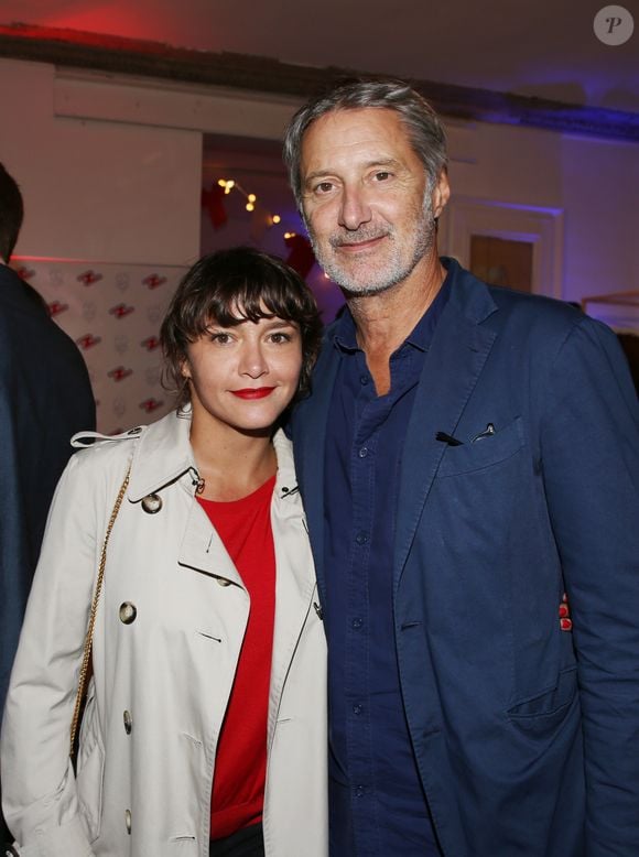 Exclusif - Emma de Caunes et Antoine de Caunes - Soirée "Tricolore Party" pour célébrer le 65ème anniversaire du Thermolactyl de Damart à la Maison Molière à Paris le 13 septembre 2018. © Denis Guignebourg/Bestimage