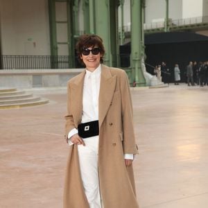 Ines de la Fressange au photocall du défilé Chanel Mode Féminine Prêt-À-Porter Automne/Hiver 2025-2026 lors de la Fashion Week de Paris (PFW) au Grand Palais, à Paris, France, le 11 mars 2025. © Bertrand Rindoff/Bestimage