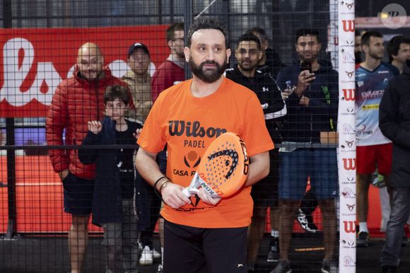 Exclusif - Cyril Hanouna - Soirée de matchs d'exhibition de Padel au club "Casa Padel" à Saint-Denis. © Jack Tribeca/Bestimage