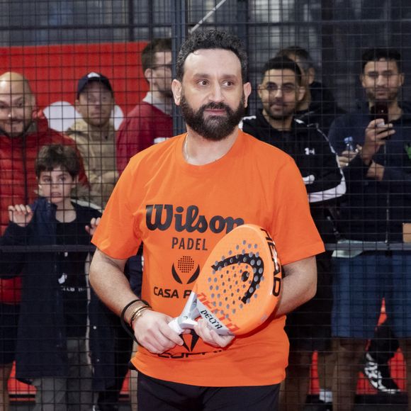 Exclusif - Cyril Hanouna - Soirée de matchs d'exhibition de Padel au club "Casa Padel" à Saint-Denis. © Jack Tribeca/Bestimage