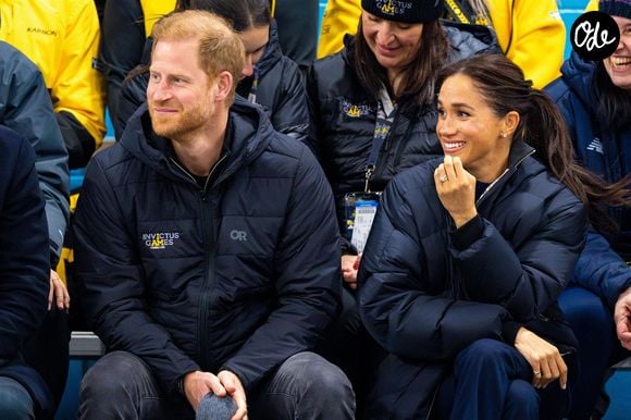 Le prince Harry, duc de Sussex et Meghan Markle, duchesse de Sussex, assistent à un match de basketball en fauteuil lors des "Invictus Games Vancouver Whistler 2025" à Vancouver, le 9 février 2025.
Backgrid USA / Bestimage
