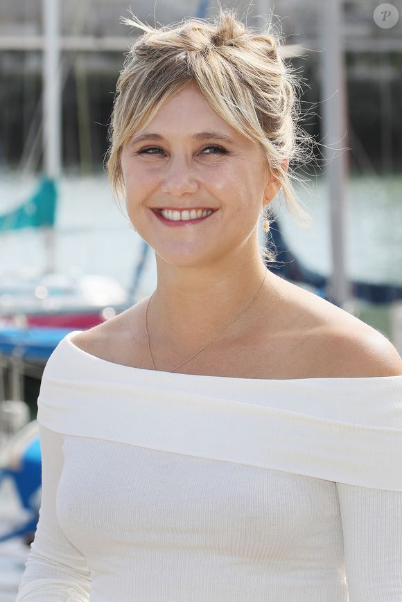 Berangere Krief pour le telefilm "Syndrome E" participe au Festival de la Fiction de La Rochelle le 16 Septembre 2022. Patrick Bernard/ Bestimage