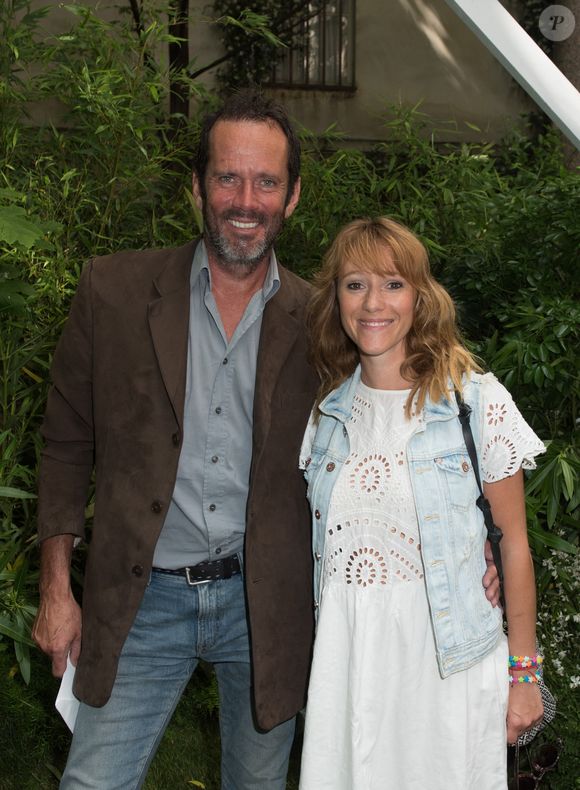 Christian Vadim et Julia Livage assistent au défilé de la collection Bonpoint printemps/été 2016-2017 dans le cadre de la Fashion Week de Paris le 6 juillet 2016 à Paris, France. Photo by Laurent Zabulon/ABACAPRESS.COM