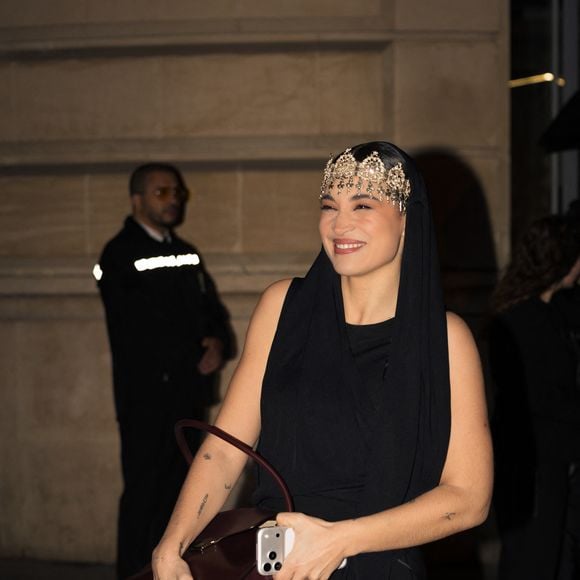Camélia Jordana au défilé AMI "Collection Homme Prêt-à-Porter Automne/Hiver 2026-2027" lors de la Fashion Week de Paris (PFW) le 21 janvier 2026.

© Florian Lavielle / Bestimage