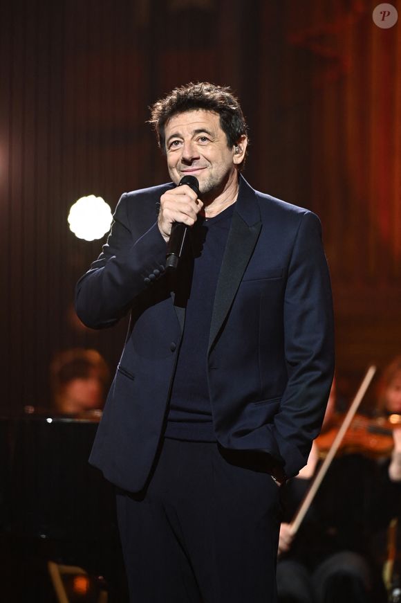 Exclusif - Patrick Bruel - Enregistrement de l'émission "Le Grand Echiquier : Spéciale Charles Aznavour" à l'Opéra royal de Versailles, présentée par C.Chazal et A.Manoukian, et diffusée sur France 2 le 29 mai 2025. © Guillaume Gaffiot/Bestimage