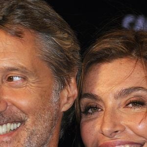 Antoine De Caunes et Daphne Roulier lors de la soiree de rentree Canal plus organisee a Paris,  le 28 aout 2013 .