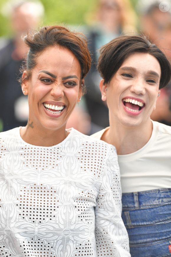 Amel Bent et Yuming Hey au Photocall Ma Frere à Cannes, France, le 22 mai 2025 dans le cadre du 78ème Festival de Cannes. Photo par Aurore Marechal/ABACAPRESS.COM