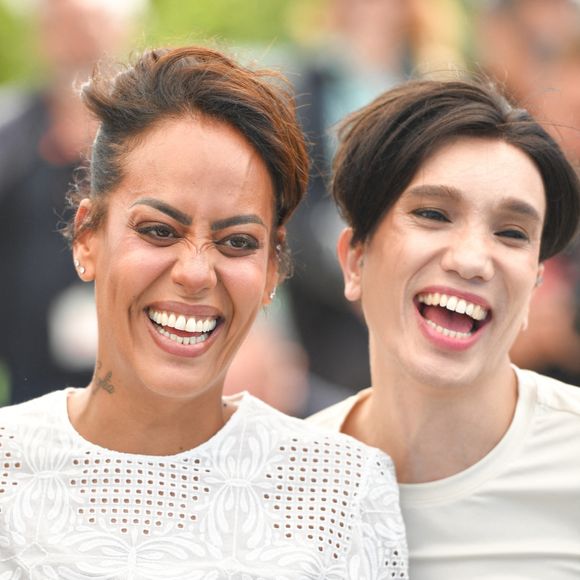 Amel Bent et Yuming Hey au Photocall Ma Frere à Cannes, France, le 22 mai 2025 dans le cadre du 78ème Festival de Cannes. Photo par Aurore Marechal/ABACAPRESS.COM