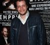 Pourtant si on imagine volontiers que le chanteur a légué une fortune à ses enfants, l'héritage des deux fils n'a rien de conséquent.
Jonathan Dassin (fils de Joe Dassin) assistant au dernier spectacle de 'Le Mentaliste' ('Generale') au Théâtre Trevise, à Paris, France, le 06 novembre 2013. Photo de Aurore Marechal/ABACAPRESS.COM