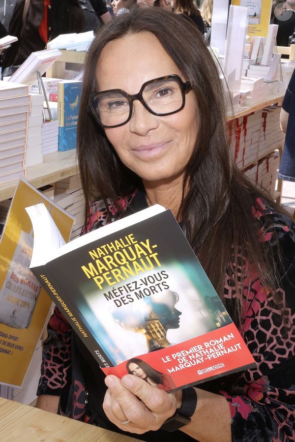 Nathalie Marquay Pernaut lors du 5ème festival du Livre de Paris au Grand Palais à Paris, France, le 18 avril 2026. 

© Cédric Perrin/BestImage