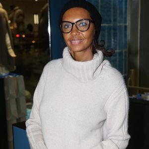 Karine Le Marchand lors de la soirée d'inauguration de la boutique Kujten Victor-Hugo, à Paris, en France, le 27 novembre 2019. Photo de Jérôme Domine/Abaca