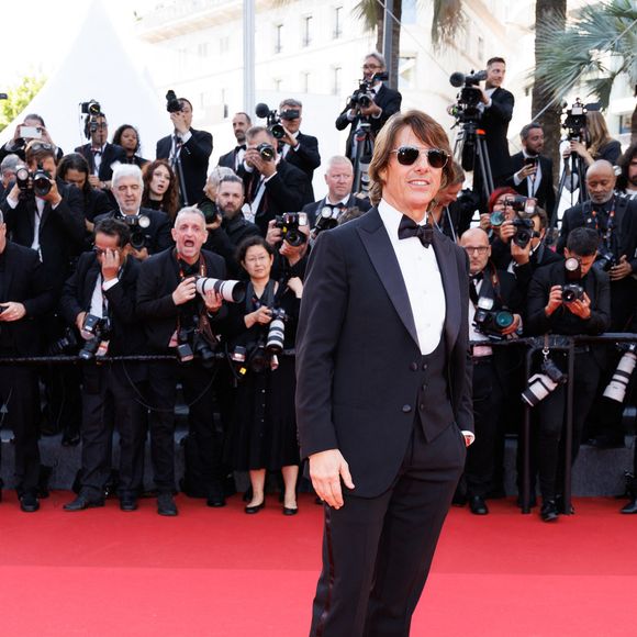 Tom Cruise - Montée des marches du film « Mission Impossible : The Final Reckoning » lors du 78ème Festival International du Film de Cannes, au Palais des Festivals à Cannes. Le 14 mai 2025
© Jacovides-Moreau / Bestimage