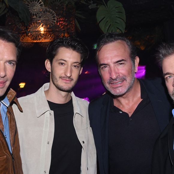 Nicolas Bedos, Pierre Niney, Jean Dujardin, Clovis Cornillac - After party du film Mascarade au club privé NO.PI à Paris le 20 octobre 2022. © Rachid Bellak / Bestimage