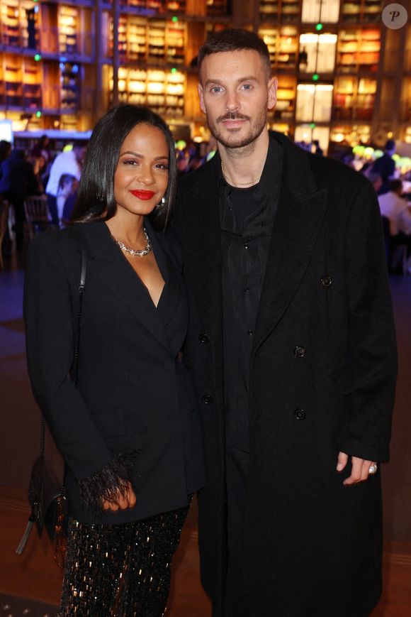 Christina Milian et son mari M. Pokora assistent au photocall " Make a Wish Gala " à Paris, France, le 25 novembre 2024 à Paris, France. Photo par Jerome Dominé/ABACAPRESS.COM