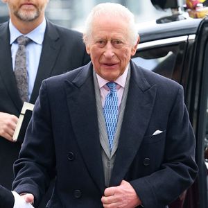 Le roi Charles III arrive à Somerset House, à Londres, pour visiter l'exposition SOIL. Photo par Chris Jackson/PA Wire/ABACAPRESS.COM