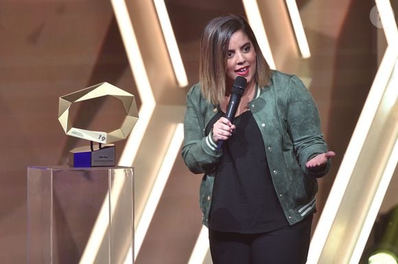Exclusif - Inès Reg (révélation humour de l’année) lors de la cérémonie de la 1ère édition des "Olympia Awards" (cérémonie récompensant des artistes de la musique et de l’humour, présentée par A. de Caunes) à l'Olympia. Paris, le 11 décembre 2019.
© Gorassini-Tribeca/Bestimage
