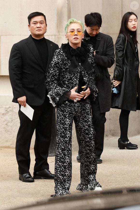 G-Dragon - Les célébrités au défilé Chanel 2 "Collection Haute Couture Printemps/Eté 2025" lors de la Fashion Week de Paris (PFW), le 28 janvier 2025 Christophe Clovis / Bestimage