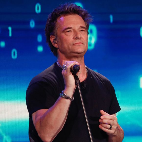 David Hallyday lors de l'enregistrement de l'émission "Famille je vous aime" présentée par M. Drucker et qui sera diffusée le 13 juin 2025 sur France 3, aux Studios rive gauche à Paris, France, le 15 avril 2025. © Clovis-Gaffiot/Bestimage