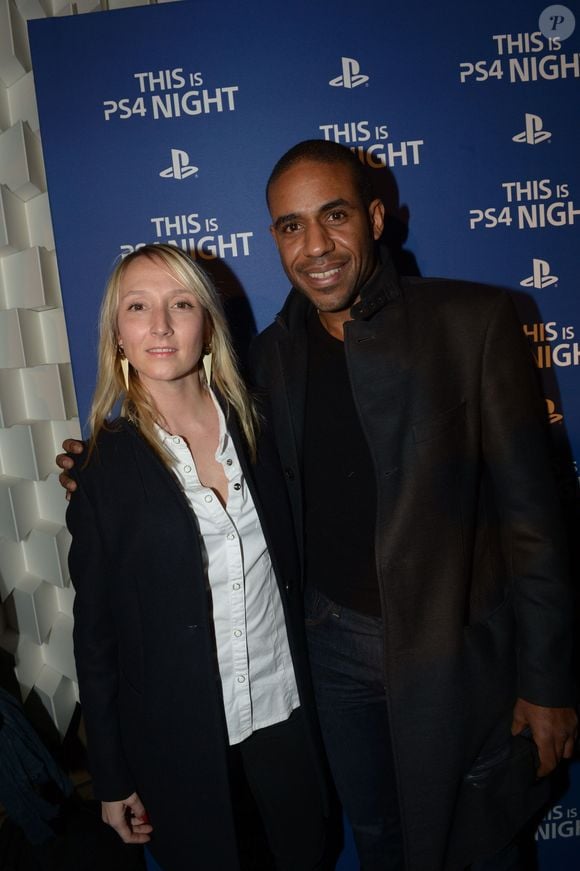 Archives - Loup-Denis Elion et Audrey Lamy lors de la soirée de lancement de la console Playstation 4 Sony (PS4 Night) au centre culturel alternatif Electric à Paris, le 28 novembre 2015.