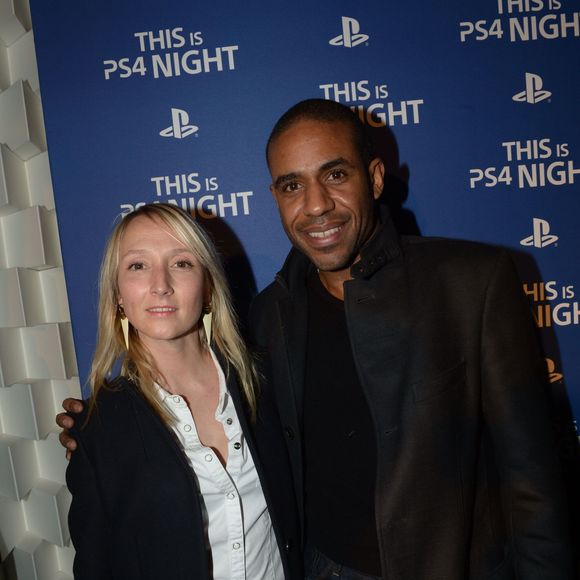 Archives - Loup-Denis Elion et Audrey Lamy lors de la soirée de lancement de la console Playstation 4 Sony (PS4 Night) au centre culturel alternatif Electric à Paris, le 28 novembre 2015.
