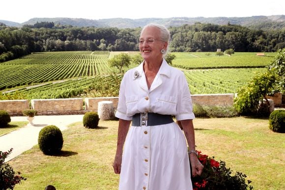 Rendez-vous avec la reine Margrethe II de Danemark dans son château de Cayx, près de Cahors le 16 août 2018. 
© Patrick Bernard / Bestimage