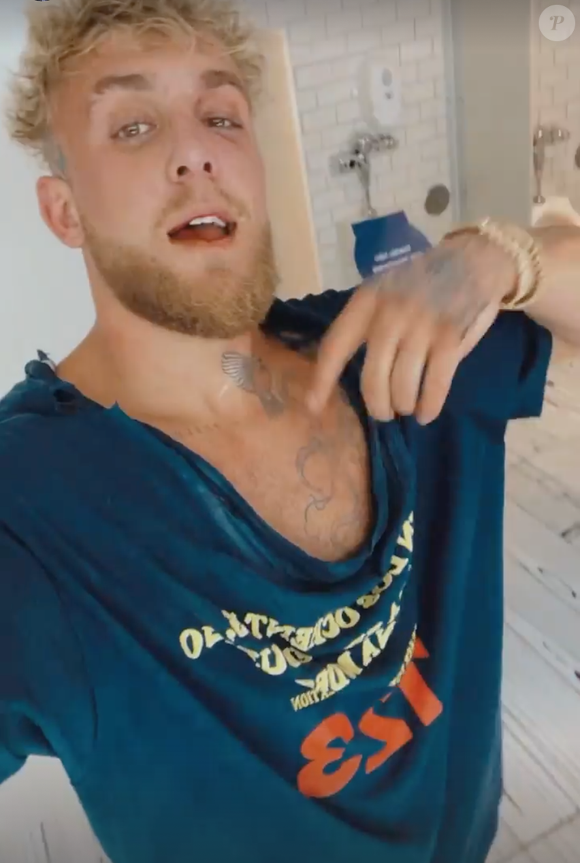 Le youtubeur a immédiatement partagé la victoire de l'athlète avec ses millions d'abonnés.

Jake Paul, blessé à l'oeil gauche après son altercation avec Floyd Mayweather. Le 6 mai 2021.