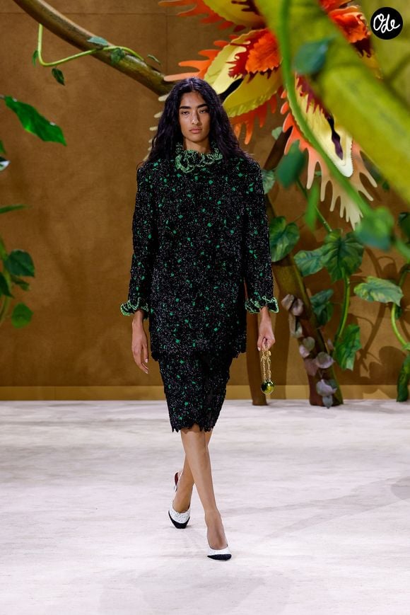 Défilé de mode Chanel Collection Haute Couture Automne/Hiver 2026-2027 lors de la Fashion Week de Paris (PFW) au Grand Palais, à Paris, France, le 7 juillet 2026. © Bestimage