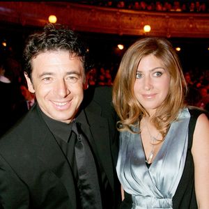 Patrick Bruel et Amanda Sthers lors de la 32ème cérémonie des César, au théâtre du Chatelet,  le 24 février 2007. Guillaume Gaffiot/Bestimage