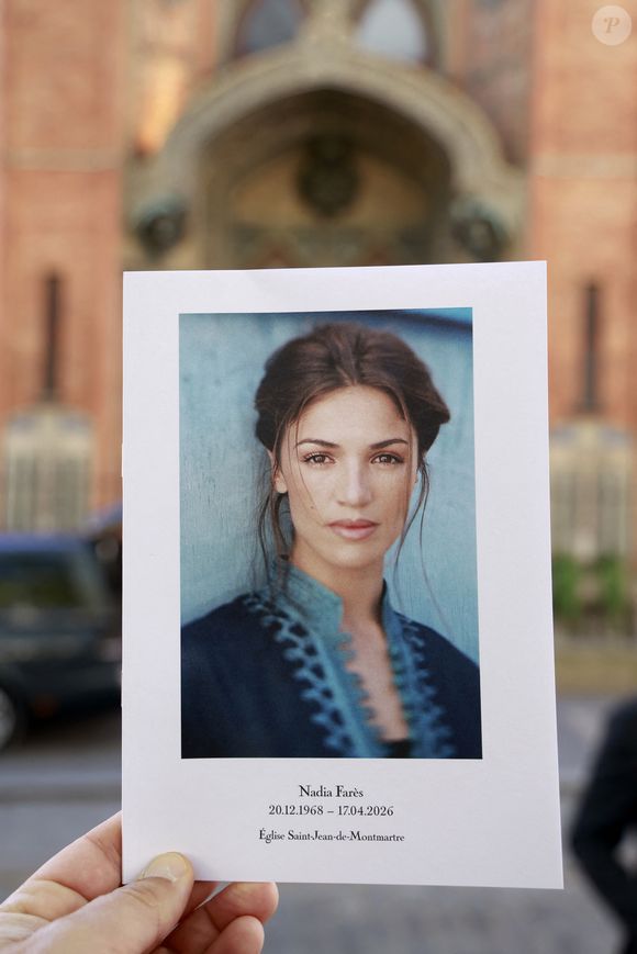 Arrivées aux obsèques de Nadia Farès en l'église Saint-Jean-de-Montmartre à Paris, le 24 avril 2026. N.Farès est décédée le 17 avril 2026 quelques jours après un "incident cardiaque" survenu le 12 avril 2026 dans la piscine du complexe sportif, Blanche (9ème).