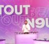 Exclusif - Cyril Hanouna, sur le plateau "Tout beau, tout n9uf" (TBT9) présenté par C.Hanouna, et diffusé en direct sur W9, Paris, France, le 18 septembre 2025. © Jack Tribeca / Bestimage