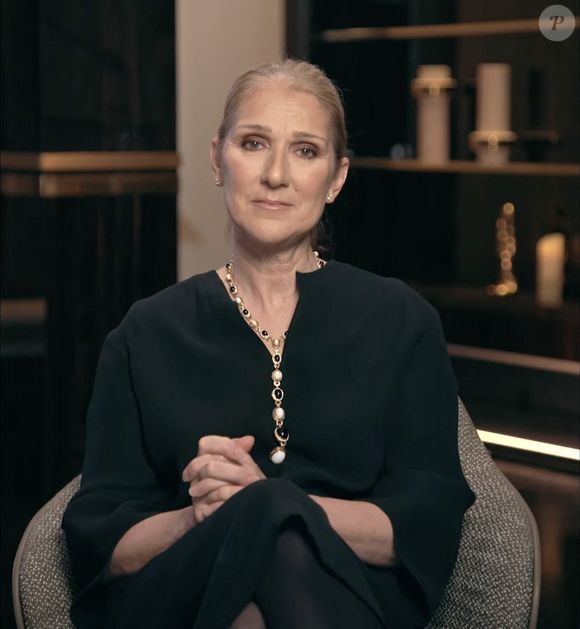 Céline Dion en interview. JLPPA / Bestimage