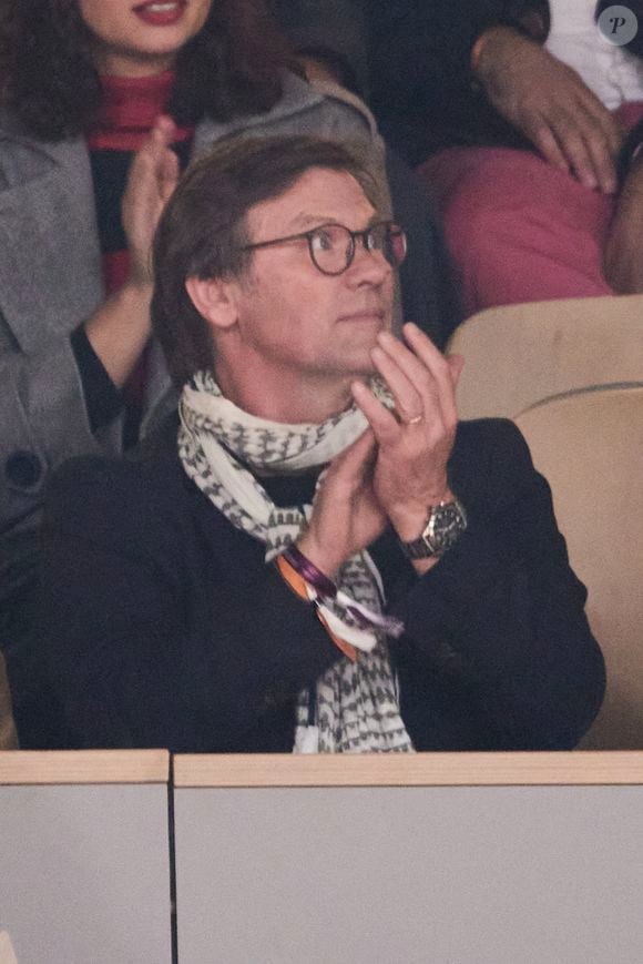 Laurent Romejko dans les tribunes des Internationaux de France de tennis de Roland Garros 2024 à Paris, France, le 1er juin 2024. © Jacovides-Moreau/Bestimage