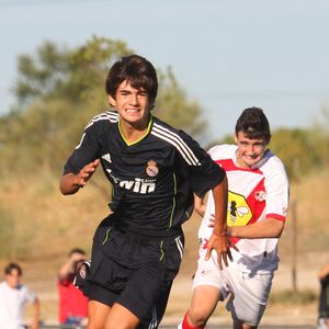 Le fils de Zinedine Zidane, Enzo joue dans les jeunes catégories du Real à Madrid, Espagne, le 11 septembre 2010. Photo Enfoque/Cameleon/ABACAPRESS.COM